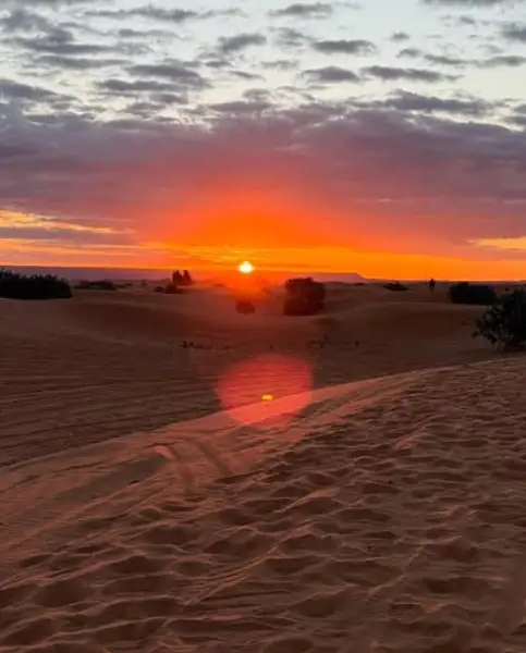 Dinner and overnight in a bivouac at the camp at the foot of Erg Chebbi
