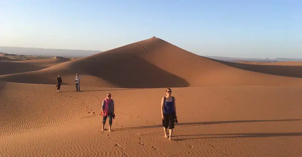 Erg Chigaga dunes between M'Hamid and Foum Zguid