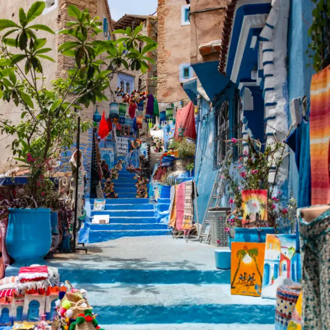 The important routes of our tours and road trip in Northern Morocco